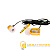 Наушники внутриканальные L-PRO S03MP BULLET черный золотой (1/10/120)