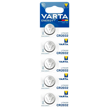Батарейка Varta ENERGY CR2032 BL5 Lithium 3V (6032) (5/100/500)