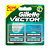 Сменные кассеты Gillette Slalom Plus (ENG) (Vector+) 2 лезвия 4шт. (цена за 1 шт) (4/40)