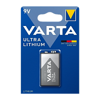 Батарейка Varta Ultra Крона 6FR22 Lithium 9V (6122) (1/10/50)