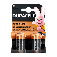 Батарейка Duracell Basic LR14 C BL2 Alkaline 1.5V (2/20/10120) R