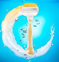 Бритва Gillette "Venus&OLAY" 5 лезвий 8 кассет (1/6)
