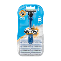 Бритва BIC "Flex 2 Hybrid" 2 лезвия 8 кассет (1/10)
