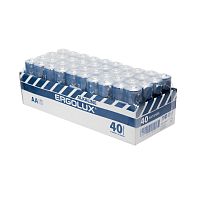 Батарейка Ergolux LR6 AA BOX40 ПРОМО Alkaline 1.5V (40/480)