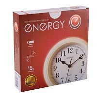Часы Energy ЕС-141 настенные кварцевые кругл. белый (1/20)