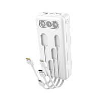 Внешний аккумулятор HOCO J77 10000mAh дисплей белый