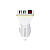 Автомобильное З/У Borofone BZ11 2USB 2.1A дисплей белый (1/42/168)