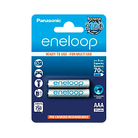 Аккумулятор предзаряженный RTU Panasonic HR03 AAA BL2 NI-MH eneloop 750mAh (2/20/240)