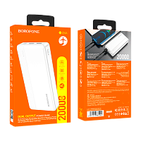 Внешний аккумулятор Borofone BJ24A 20000mAh 2.0A Micro/Type-C белый (1/29)