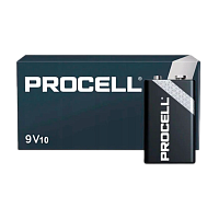 Батарейка Duracell Procell CONSTANT Крона 6LR61 BOX10 Alkaline 9V (10/50)