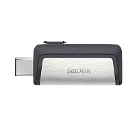 Флеш-накопитель SanDisk Ultra Dual DDC2 128GB USB3.1 Type-C (m) пластик серый 