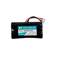 Аккумулятор Li-ion ET 18500 Б/УП 2600mAh 