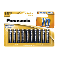 Батарейка Panasonic Power LR6 AA BL10 Alkaline 1.5V PR (10/120)