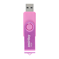 Флеш-накопитель Smartbuy Twist 16GB USB2.0 пластик розовый 