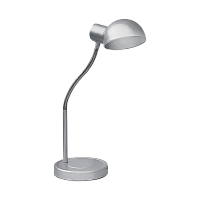 Светильник настольный Camelion KD-306 40W 220V E27 на основании серебряный (1/12)