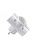 Разветвитель JAZZway AD-3G-R 3р.С/З 16A белый