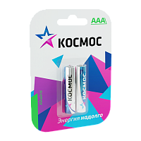 Батарейка Космос LR03 AAA BL2 Alkaline 1.5V (2/24/288)