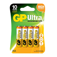Батарейка GP Ultra LR6 AA BL4 Alkaline 1.5V (4/40/160)