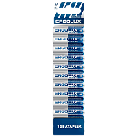 Батарейка Ergolux LR6 AA bl12 ПРОМО Alkaline 1.5V (12/240/480)