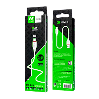 Кабель GFPower 17L USB (m)-Lightning (m) 1м 2.4A ПВХ белый (1/648)