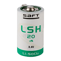 Батарейка Saft LSH20 (А373/LR20/D) Б/УП Li-SOCl2 3.6V 13000mAh высокоток.