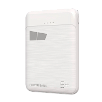Внешний аккумулятор MORE CHOICE PB33-05 5000mAh 2.1A 2USB белый