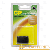 Аккумулятор для цифровой камеры GP DNK011 (Nikon EN-EL-11) 3.7V 430mAh 