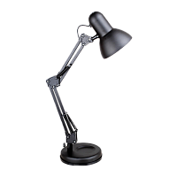 Светильник настольный Camelion KD-313 60W 230V E27 на основании черный (1/6)