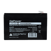 Аккумулятор свинцово-кислотный GoPower LA-1272 12V 7.2Ah T2/ F2 (1/5)