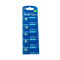 Батарейка Robiton STANDARD G4/LR626/LR66/377A/177 BL5 Alkaline 1.5V 0%Hg