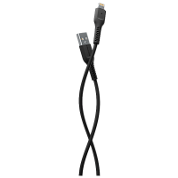 Кабель MORE CHOICE K16i USB (m)-Lightning (m) 1м 2.0A TPE черный