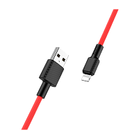 Кабель HOCO X29 USB (m)-Lightning (m) 1м 2.0A TPE красный (1/33/330)