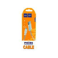 Кабель HOCO X24 USB (m)-microUSB (m) 1м 2.4A TPE белый (1/31/310)