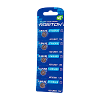 Батарейка Robiton STANDARD G7/LR926/LR57/395A/195 BL5 Alkaline 1.5V 0%Hg