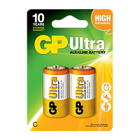 Батарейка GP Ultra LR14 C BL2 Alkaline 1.5V (2/20/160) R
