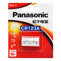 Батарейка Panasonic CR123A BL1 Lithium CN (Китай) (1/10/100) 