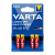 Батарейка Varta LONGLIFE MAX POWER (MAX TECH) LR03 AAA BL4 Alkaline 1.5V (4703) (4/40/200)