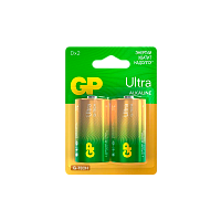 Батарейка GP ULTRA G-Tech LR20 D BL2 Alkaline 1.5V (2/20/160) R