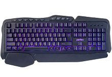 Клавиатура проводная Perfeo STRIKE USB 1.6м черный (1/10)