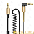 Кабель AUX HOCO UPA02 Jack 3.5mm (m)-Jack 3.5mm (m) 2.0м силикон черный (1/40/400)