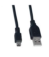 Кабель Perfeo USB2.0 (m)-miniUSB (m) 1м черный (1/80)