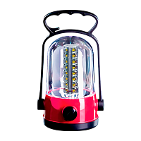 Фонарь туристический Космос 6010 32LED от аккумулятора красный (1/12/48)