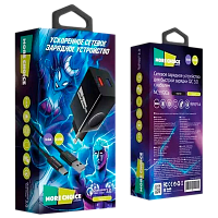Сетевое З/У MORE CHOICE NC55QCa 2USB 3.0A QC3.0 с кабелем Type-C черный