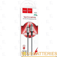 Кабель HOCO X66 Lightning (m)-Type-C (m) 1м 3.0A 20W TPE серый (1/31/310)