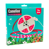 Лента для растений Camelion DSL-010 ФИТО 3м с блоком пит. и выключателем (1/100)
