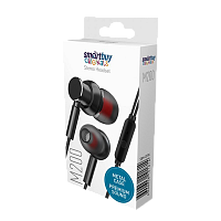 Наушники внутриканальные Smartbuy M200 с микр. черный в коробке (1/60)