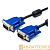 Кабель Atcom AT3274 VGA (m)-VGA (m) 25.0м силикон стаб.напр. синий в пакете (1/15)