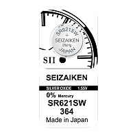 Батарейка SEIZAIKEN 364 (SR621SW)  Silver Oxide 1.55V (1/10/100/1000)