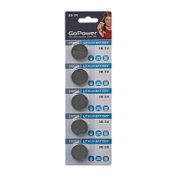 Батарейка GoPower CR2025 BL5 Литиевая 3V (5/100/2000)