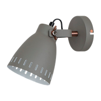 Светильник настенный Camelion WML-428-1 New York 40W 230V E27 серый (1/20)